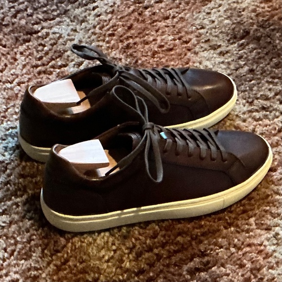 Aldo Men’s Vegan Leather Shoes, Classicspec Brown - Picture 2 of 3